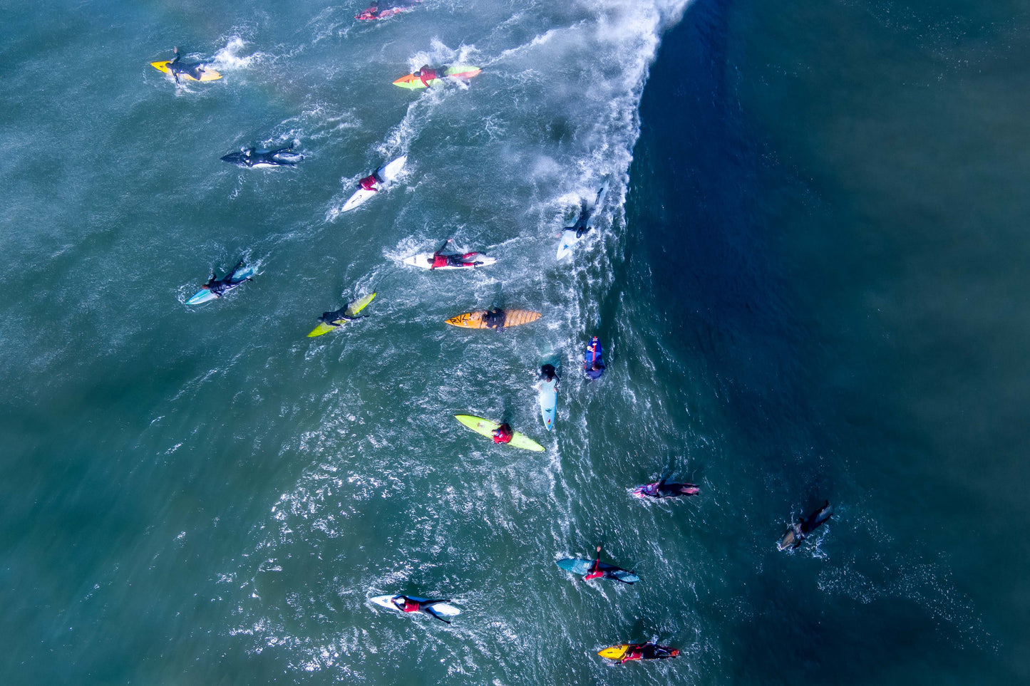 Getting over the lip of Mavericks