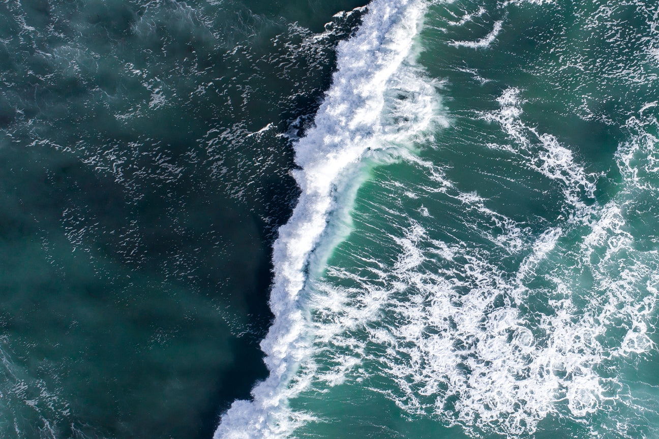 Looking Down at a Wave