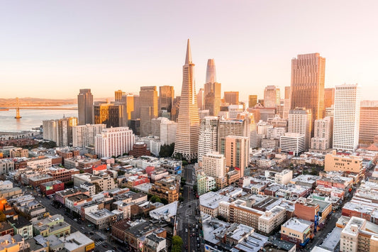 Sunset over San Francisco